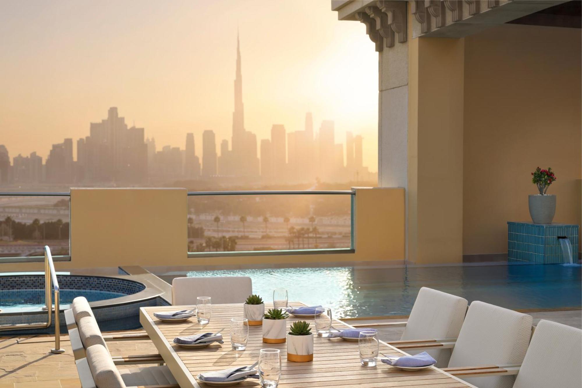 Marriott Executive Apartments Al Jaddaf, Dubai Exterior foto The Address Downtown Dubai