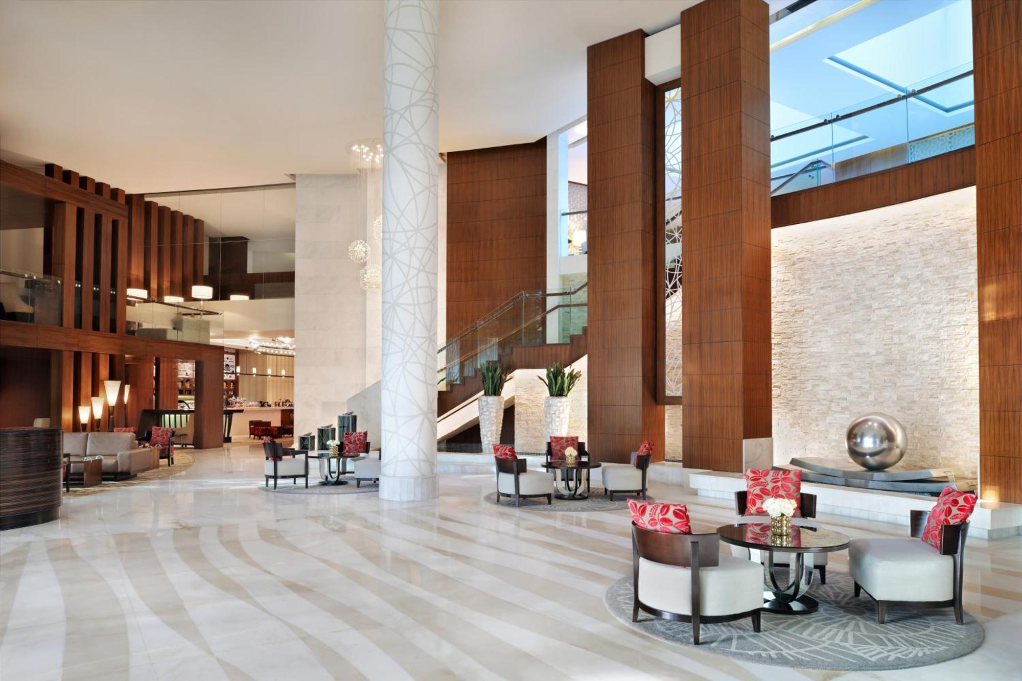 Marriott Executive Apartments Al Jaddaf, Dubai Exterior foto Lobby