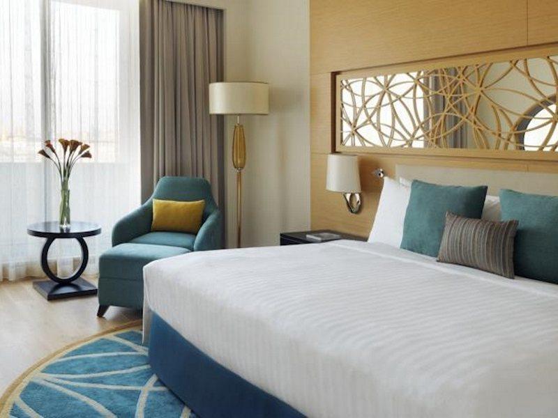 Marriott Executive Apartments Al Jaddaf, Dubai Exterior foto A bedroom at the hotel